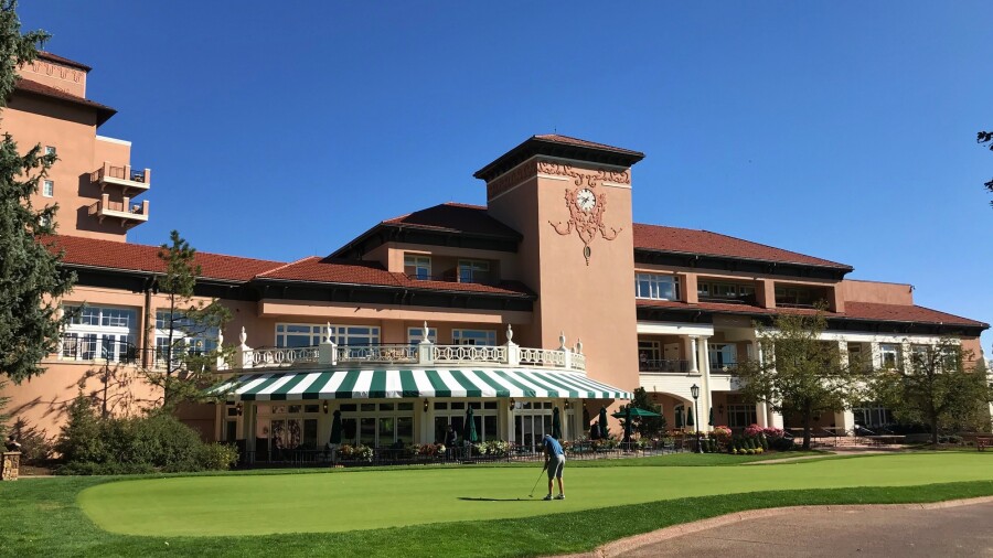 Putting green at The Broadmoor