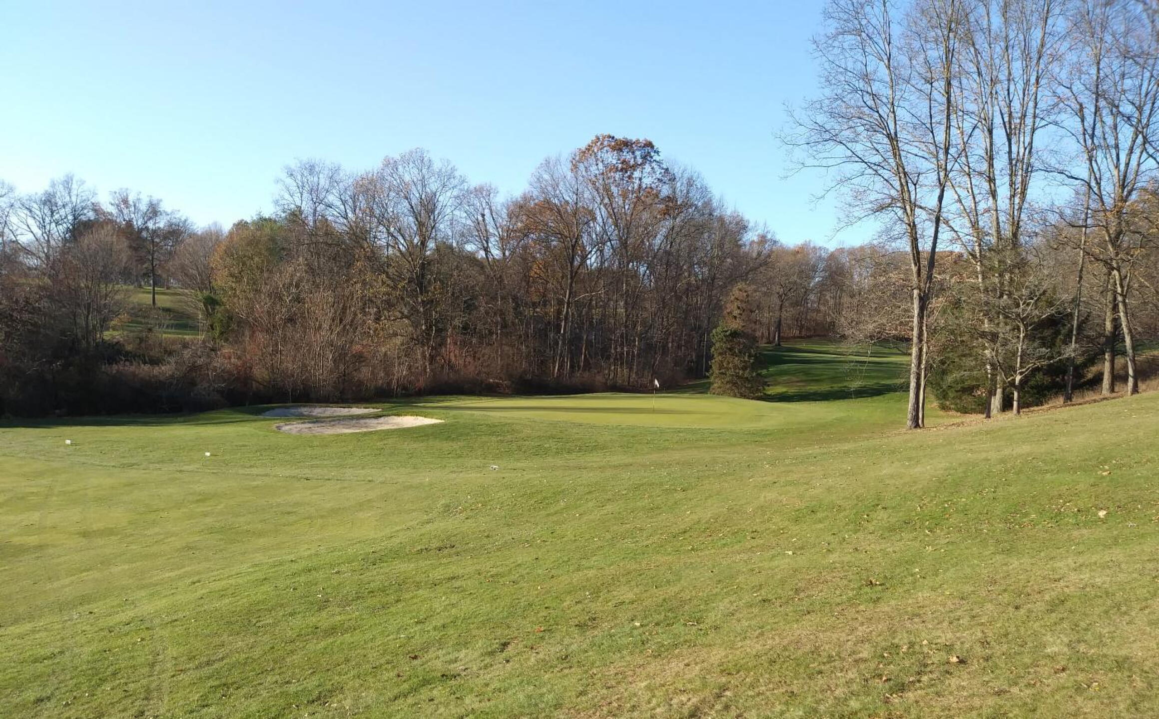 View of 10th green from rough. (Photo submitted by AptlyLinked on 11/21/2019)