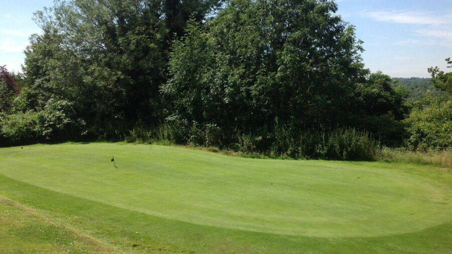 The putting green at Chipstead 