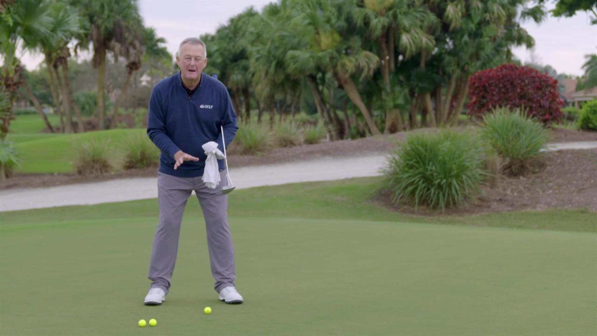 Practice Stable Putting with a Towel