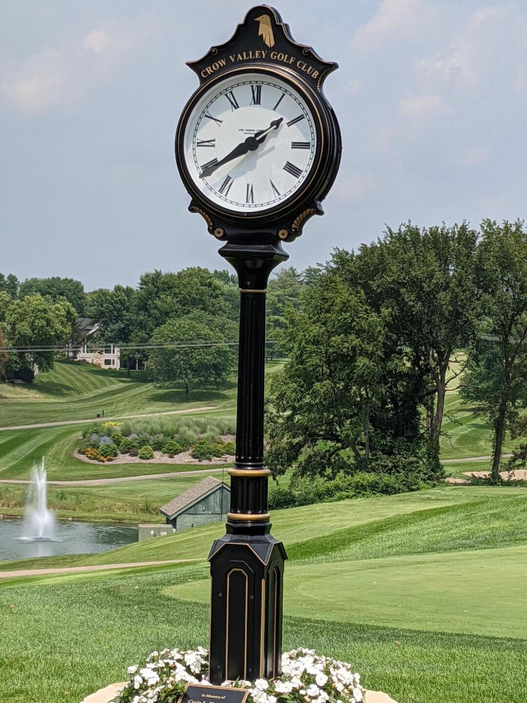 You know it's gonna be good when they have a clock! (Photo submitted by GolferJake78 on 07/23/2021)
