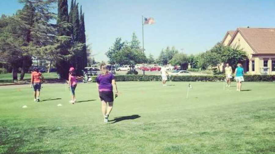 Lone Tree GC: Practice area
