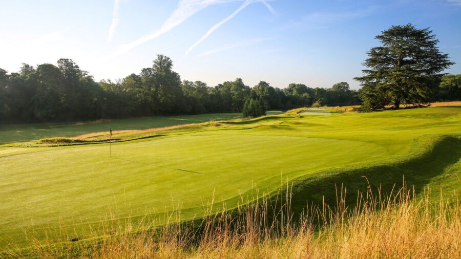 The 16th green at The Grove