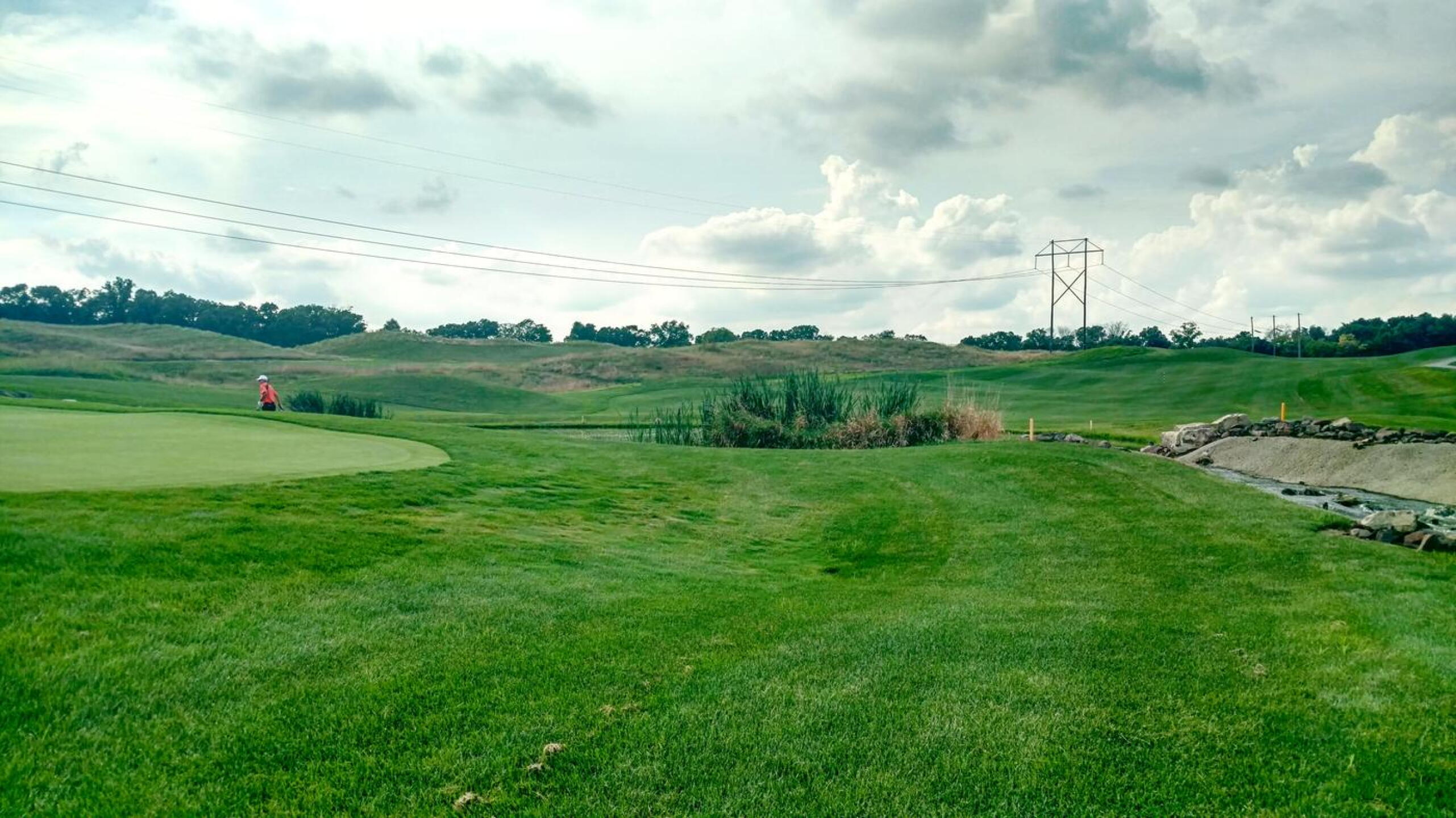 Looking back up the 9th hole. (Photo submitted by Back9Ben on 09/08/2018)