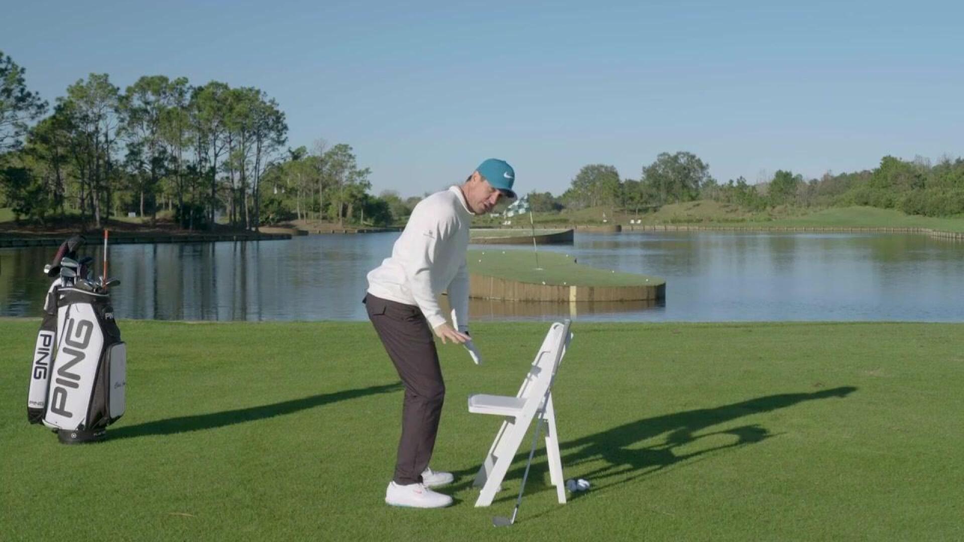 Use A Chair to Improve Lower Body Motion in the Swing