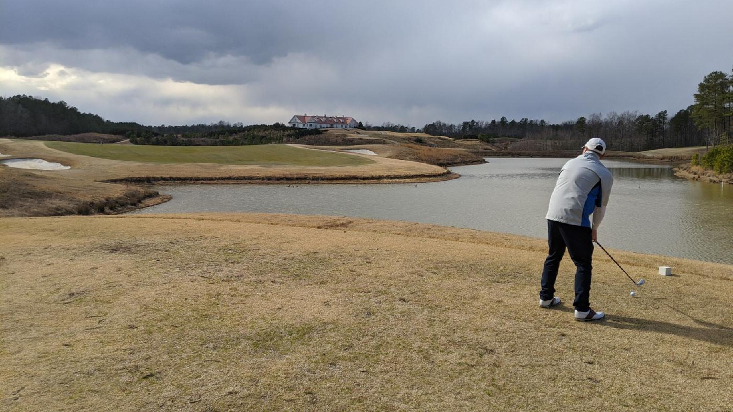 Tee shot on 18 is only half as intimidating as your next shot. (Photo submitted by Back9Ben on 03/11/2020)