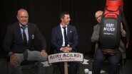 Rory McIlroy with Men in Blazers