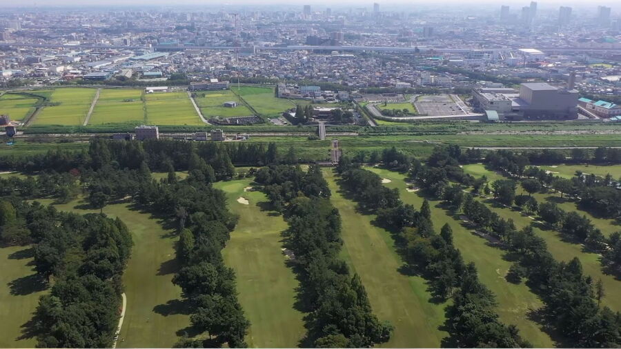 Urawa GC: Aerial view