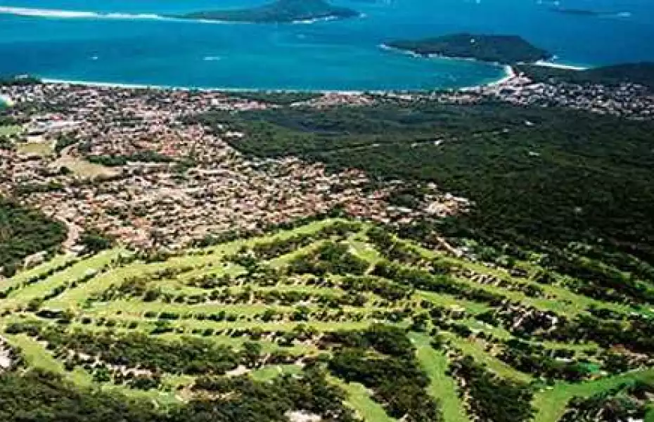 Nelson Bay GC: Aerial view