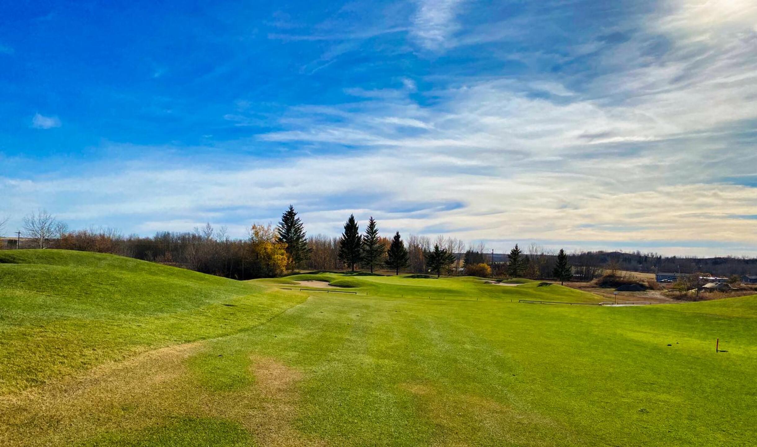 Two Hills Lions G&CC, Hole 1, Par 4, 350 yds (Photo submitted by DYakimec on 12/25/2022)