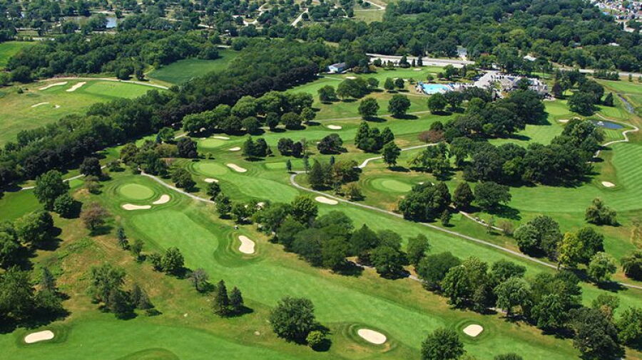 Innsbrook CC: Aerial view