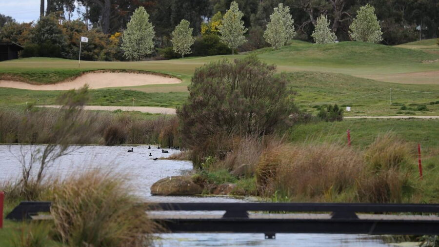Ballarat GC: creek