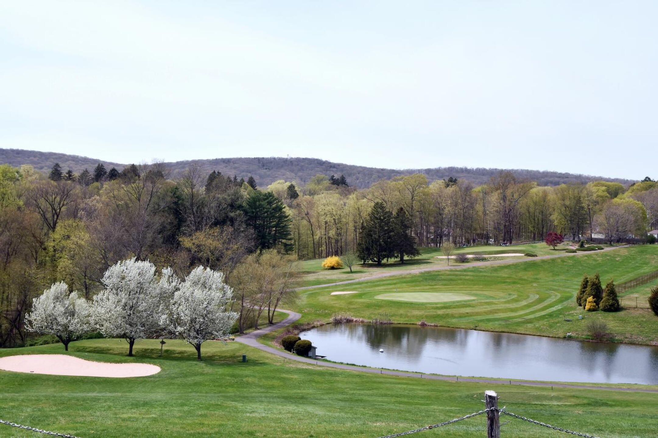 View from fairway five down to the seventh green. (Photo submitted by AptlyLinked on 04/26/2025)