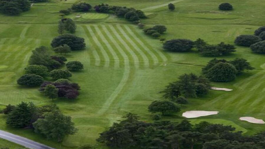 Royal Curragh GC: Aerial view