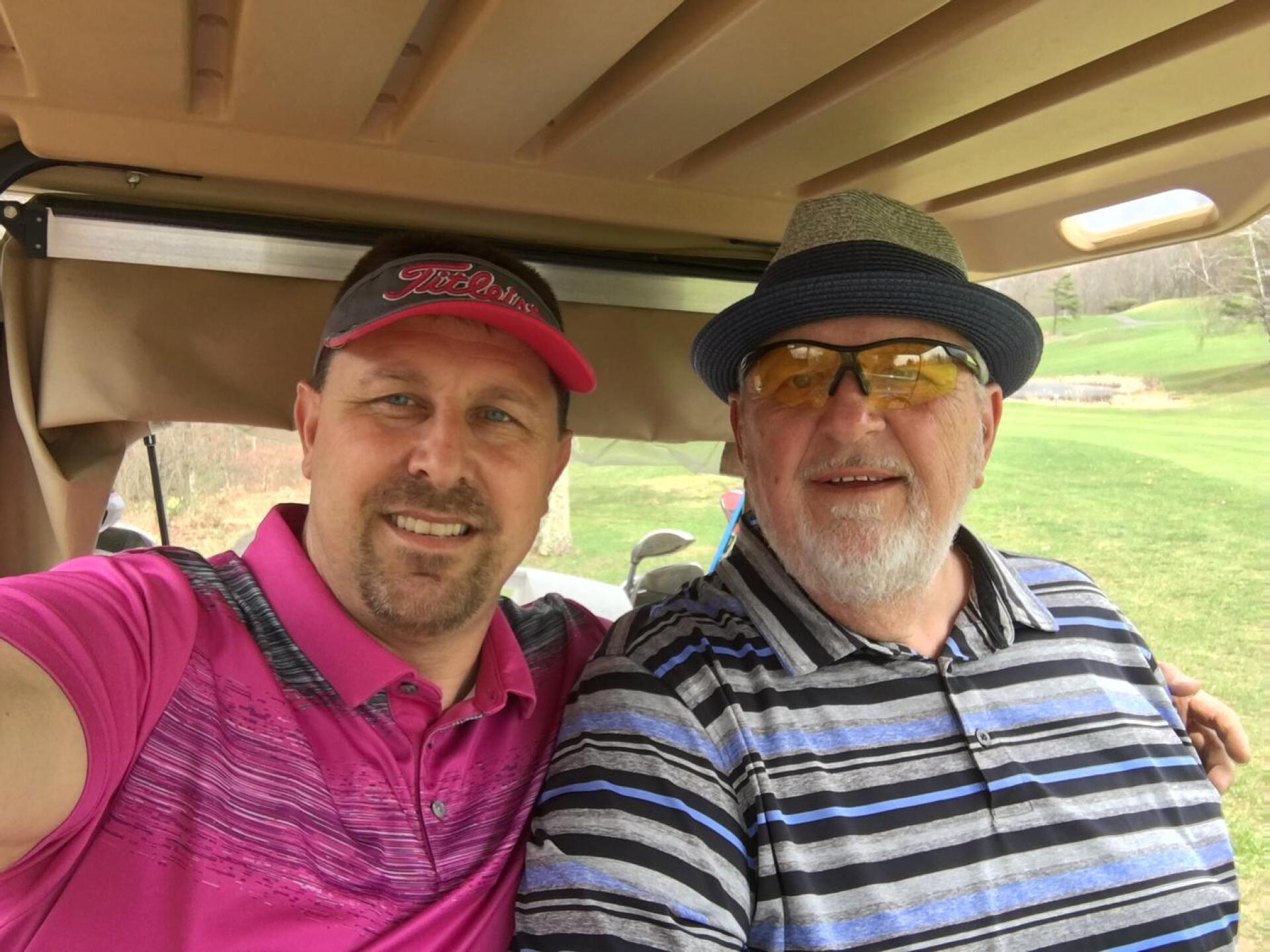 Playing golf with Uncle Tony (Photo submitted by scottheuer on 11/06/2023)