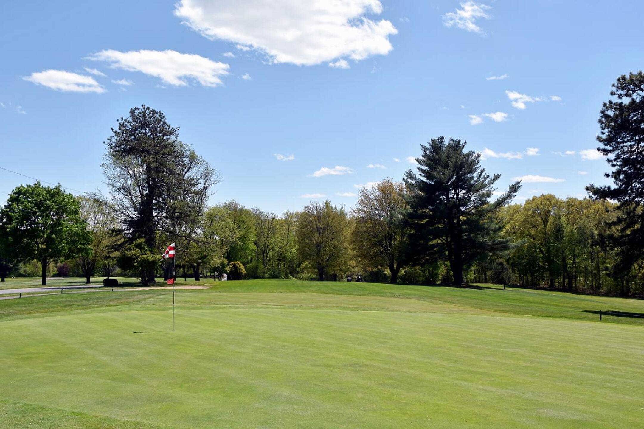 The closing hole at AMGC, a par-3 of 184, is a fine finisher. (Photo submitted by AptlyLinked on 05/10/2026)