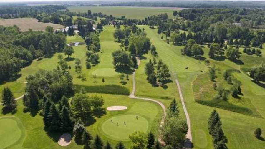 Holley Brook GC: Aerial view