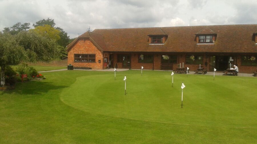 Clubhouse and practice green