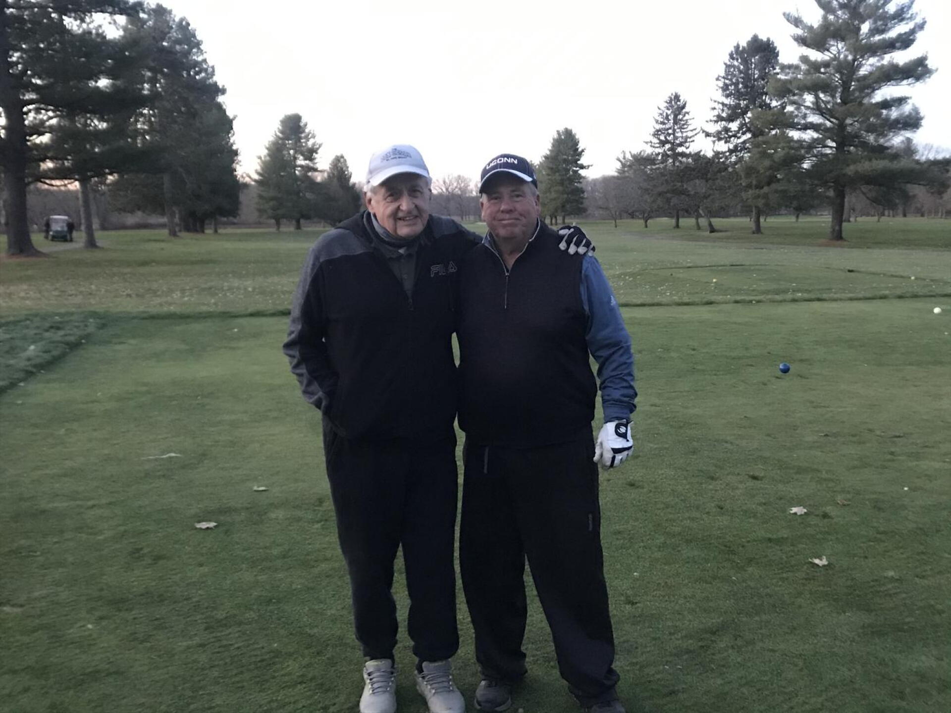 Al and I after a fun round . (Photo submitted by Monarchs5 on 12/03/2020)
