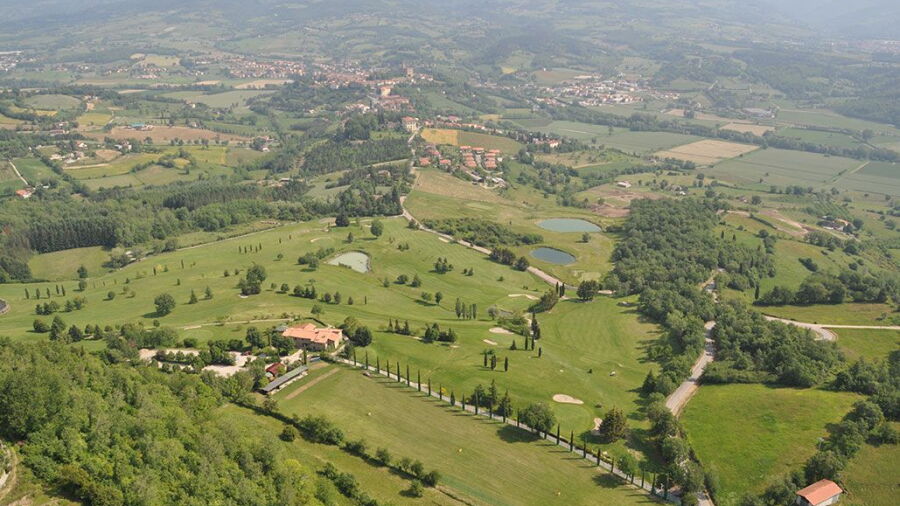 Casentino GC: Aerial view