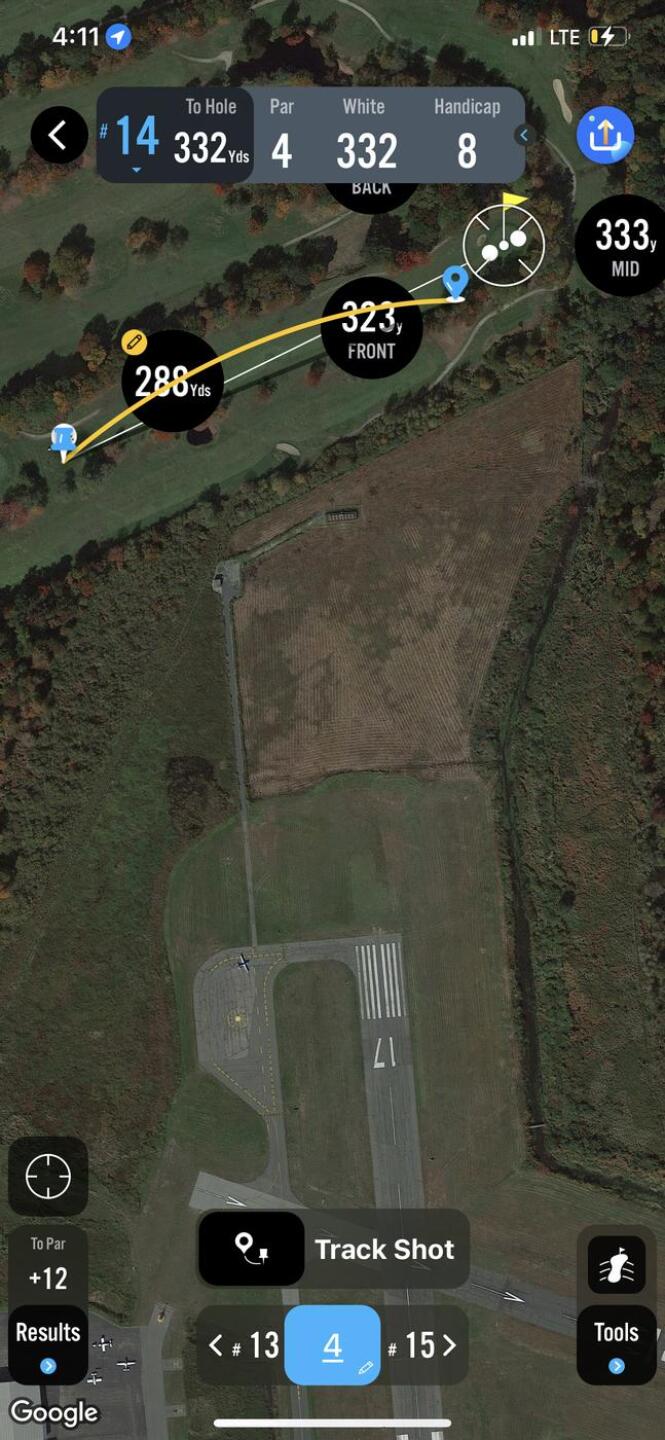 Airplane hazard through out the course (Photo submitted by u314163586250 on 06/02/2023)