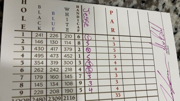 hole in one on a par 4