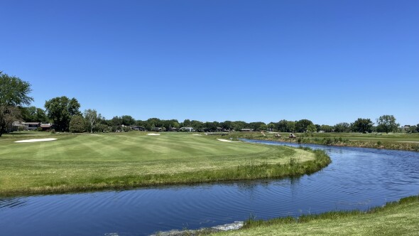 TPC Wisconsin - water on hole 12 