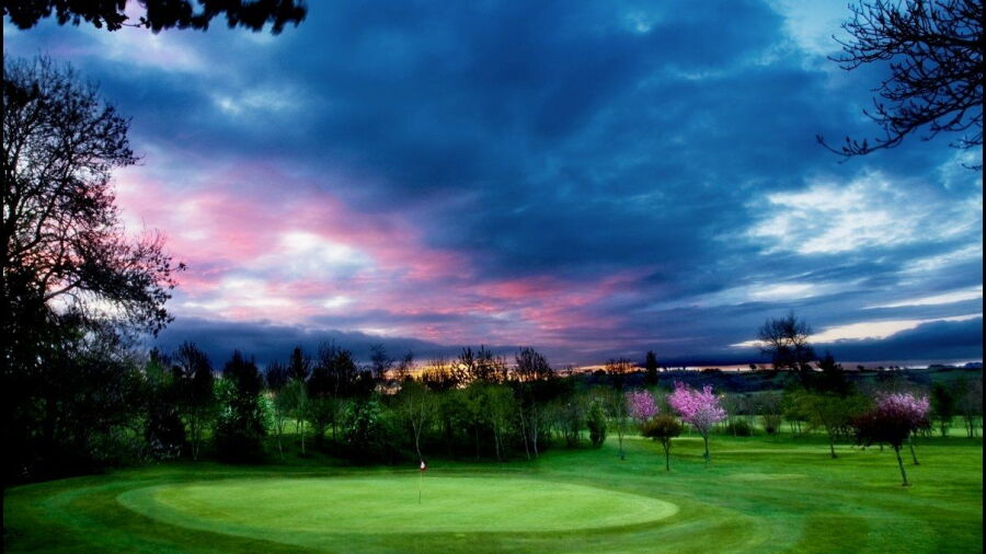 16th hole at sunrise
