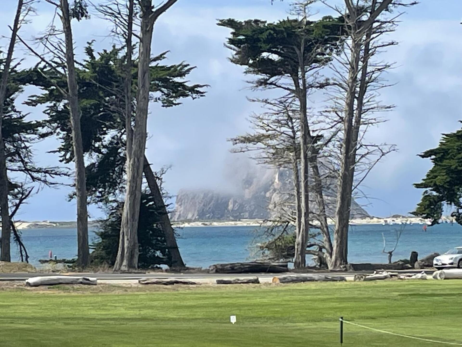 Morro Rock looming in the distance (Photo submitted by JimKinHB on 08/24/2026)
