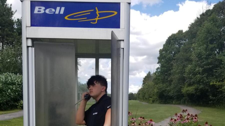 Springwater - phone booth