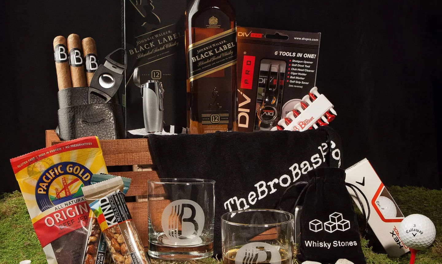 Golfers Delight Golf Gift Basket from BroBasket.com