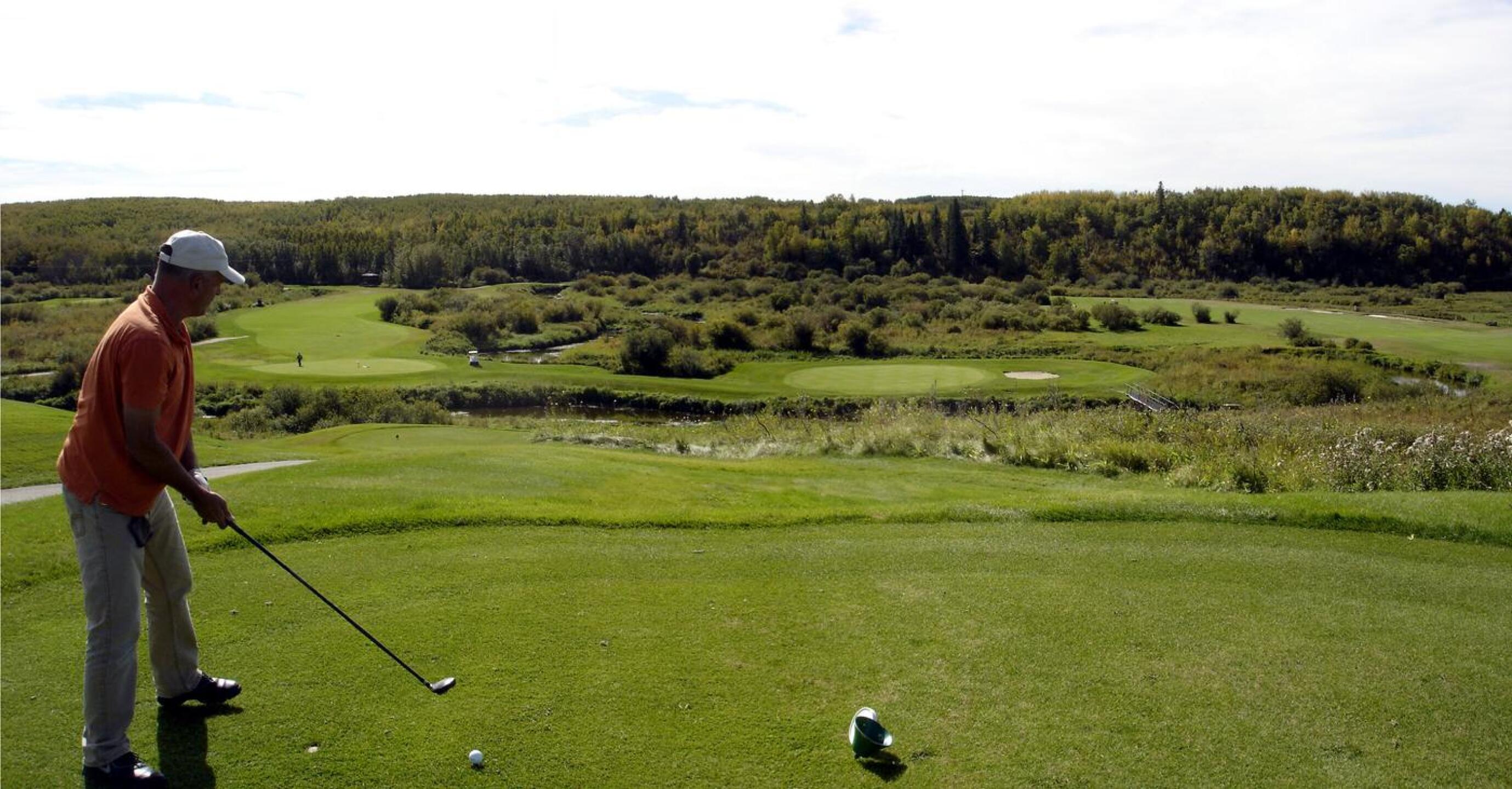 Mannville Riverview GC, Hole 3, Par 3, 163 yds (Photo submitted by DYakimec on 08/21/2021)