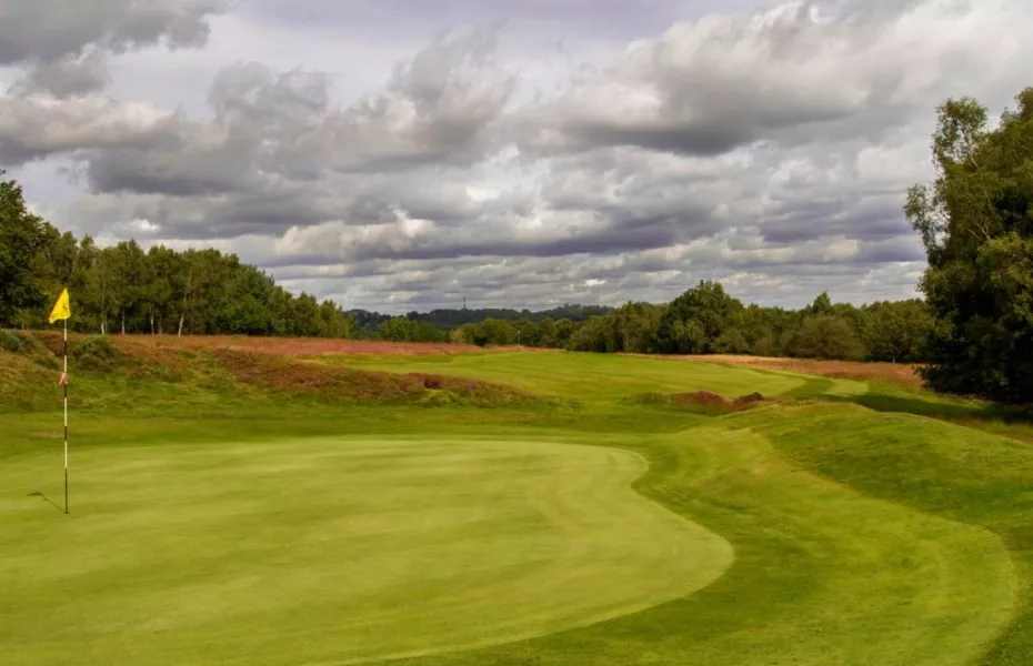 8th green on the Old course at Royal Ashdown Forest