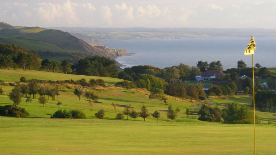 6th green at Aberystwyth