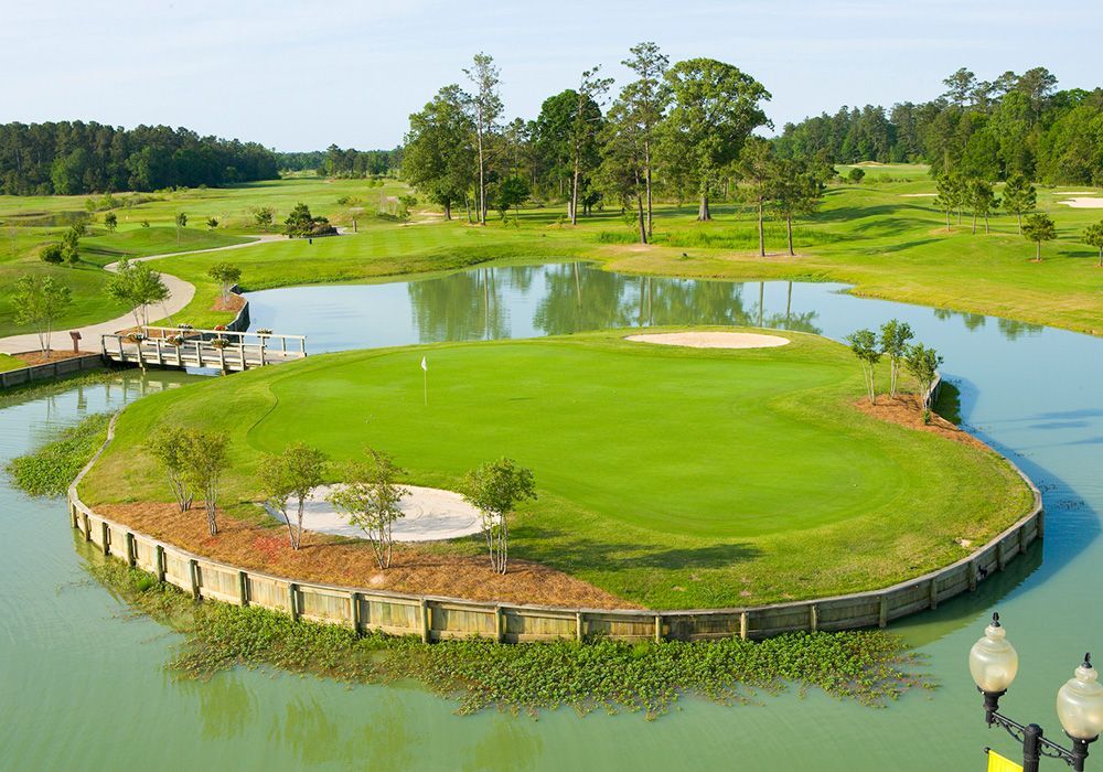 Koasati Pines At Coushatta: Island green