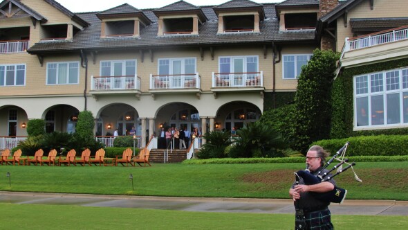 The Lodge at Sea Island Resort - bagpiper