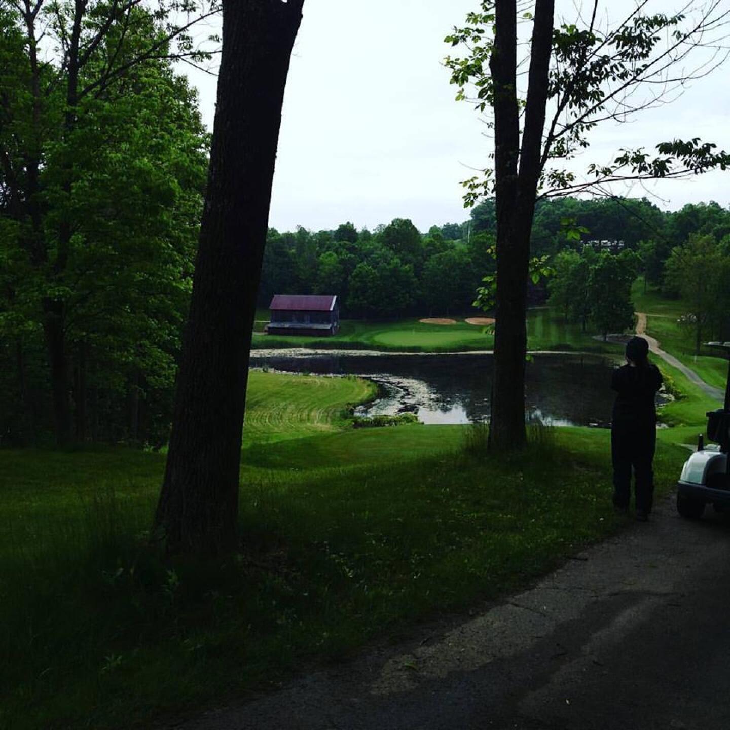 Barn on 11... cabin is just out of the pic to the left (Photo submitted by sorenj on 05/24/2017)