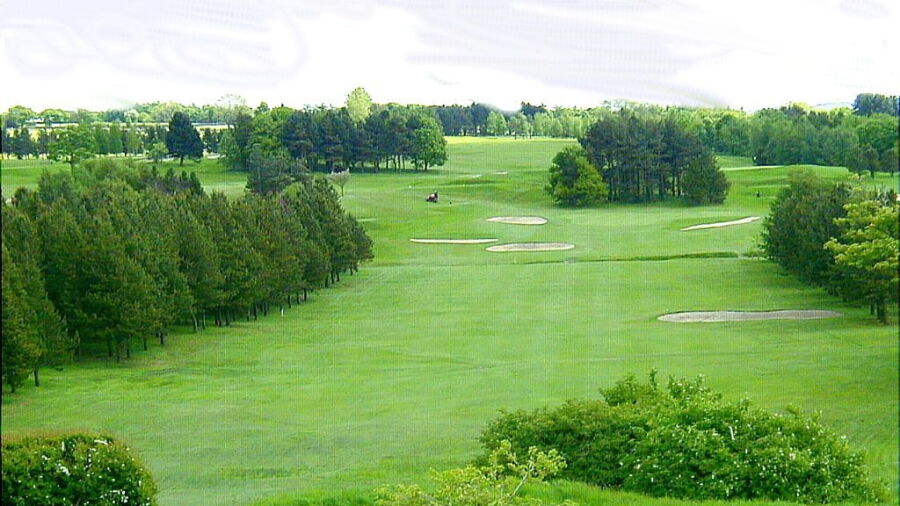 Tree-lined fairways at Bradford