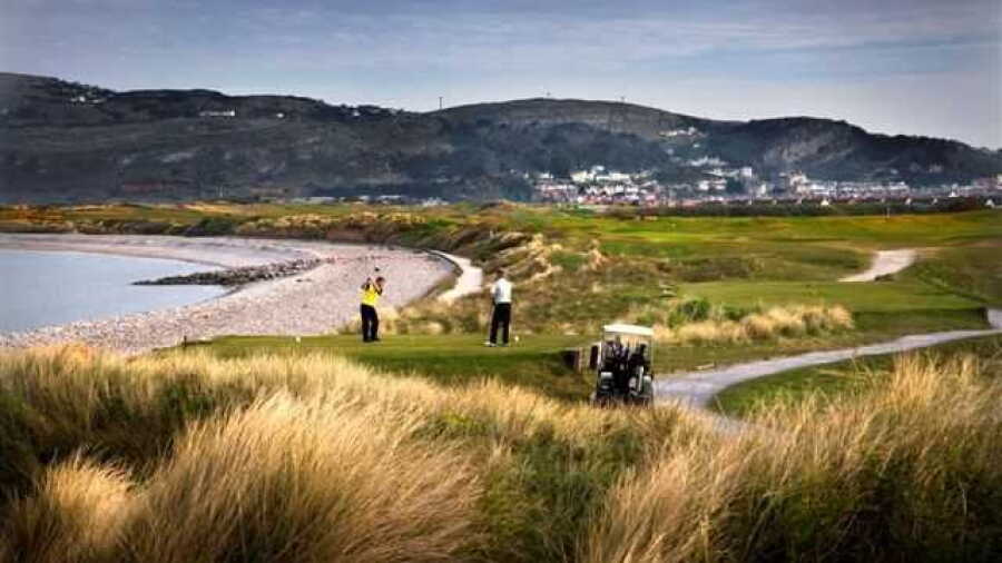 9th tee at North Wales GC