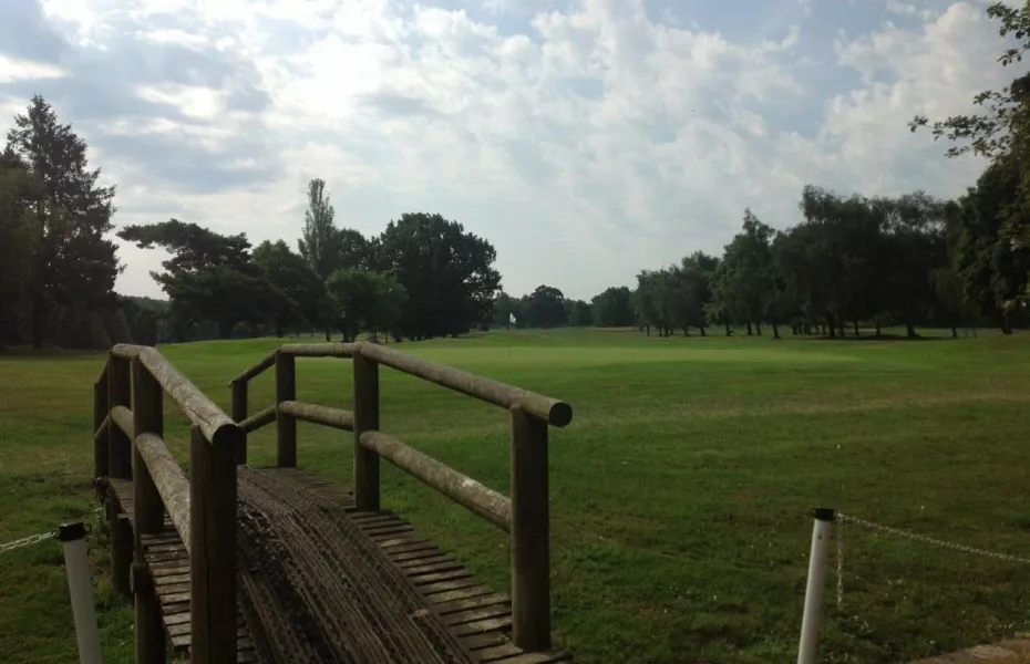 Bridge on 18th at Coulsdon Manor Golf Club