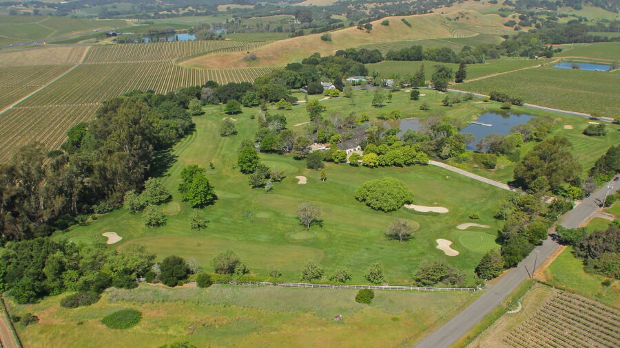 Vineyard Knolls GC: Aerial view