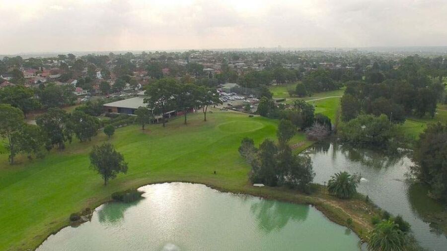Carnarvon Golf Club: aerial view
