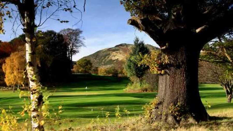14th green at Duddingston