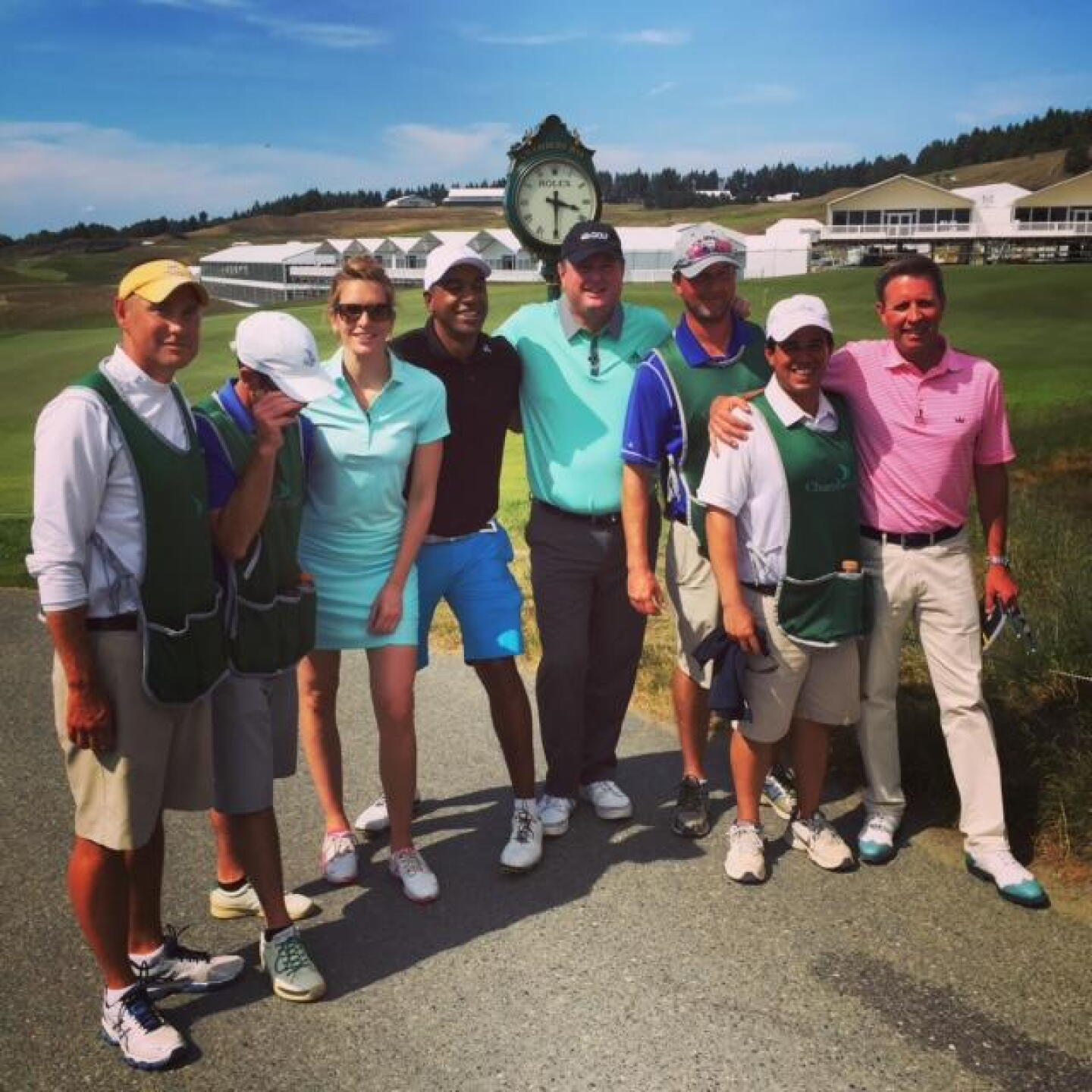 With our superb caddies (Photo submitted by CaraRobinsonGC on 05/29/2015)