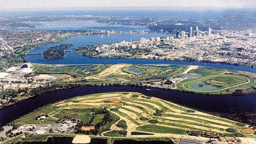 Maylands Peninsula GC: Aerial