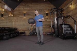 Med Ball Airplane