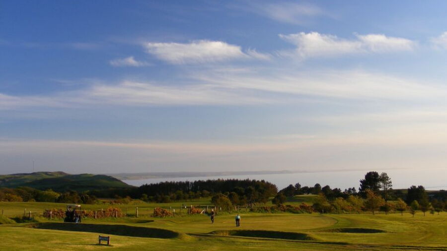 13th green at Aberystwyth