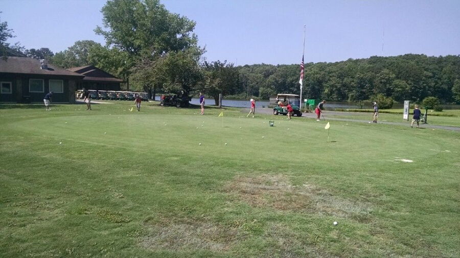 The Links at Lake Toccoa: Practice area