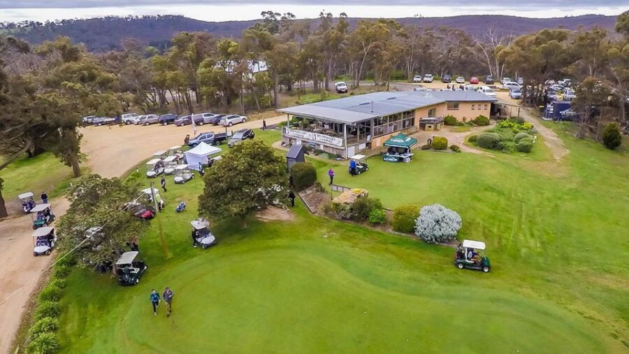 Hepburn Springs GC: Aerial