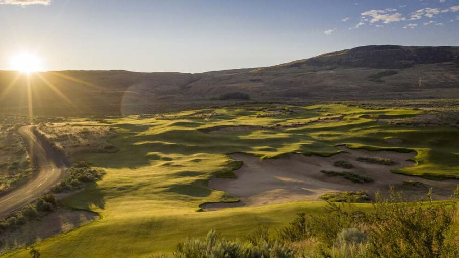Gamble Sands GC - QuickSands: Aerial